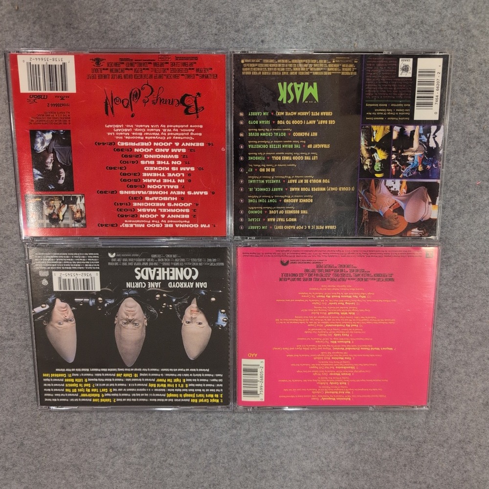 90s Comedy Soundtrack CD Lot Waynes World The Mask Coneheads Benny & Joon 4pc - Picture 2 of 2